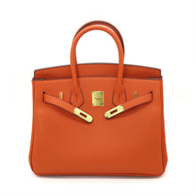 Load image into Gallery viewer, London 35 Large Size Birkin Style Top Handle Bag - Real Leather Version