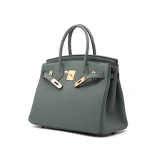 Load image into Gallery viewer, London 30 Large Size Birkin Style Top Handle Bag - Real Leather Version