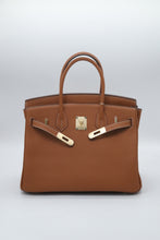 Load image into Gallery viewer, London 35 Large Size Birkin Style Top Handle Bag - Real Leather Version