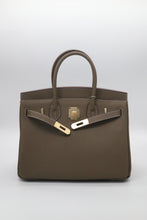 Load image into Gallery viewer, London 35 Large Size Birkin Style Top Handle Bag - Real Leather Version