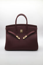 Load image into Gallery viewer, London 35 Large Size Birkin Style Top Handle Bag - Real Leather Version
