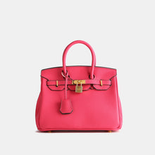 Load image into Gallery viewer, London 30 Mid Size Birkin Style Top Handle Bag - Vegan Leather Version
