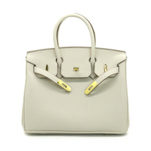 Load image into Gallery viewer, London 30 Mid Size Birkin Style Top Handle Bag - Vegan Leather Version
