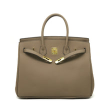 Load image into Gallery viewer, London 35 Large Size Birkin Style Top Handle Bag - Vegan Leather Version
